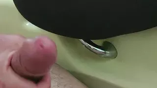 My stepsis sneaked into the bathroom to give me a quick handjob while i fingered her pussy