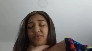 18 year old brunette big saggy tits from New York United States fucking her stepbrother's big dick