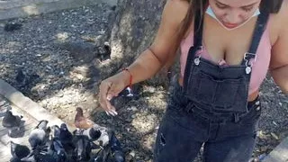 18 year old brunette big saggy tits from New York United States fucking her stepbrother's big dick