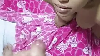 18 year old brunette big saggy tits from New York United States fucking her stepbrother's big dick