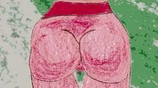 Watch Ebony Milf Miss Jonson' big ass jiggle while she jogs home to rub one out