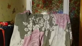 Nipples play and rub with heels