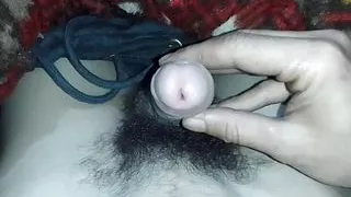White cock masturbation video