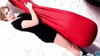 Leila Babe showing perfect tits and pussy Naked in Gym