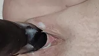Bbc stretch wite pussy deep hard black cock fuck white wife pussy huge bbc dildo slutwife brutal hardcore fucking