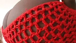 Kookie has thick thighs topped by a huge, juicy bubble butt