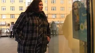 He picks up and doggy-fucks big ass fatty