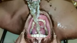 Choking on my piss but still happy