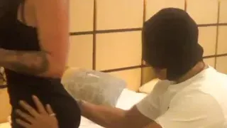 fake interview with latin model before fucking session