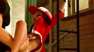 Pokemon Trainer Riding A Huge Cock!!