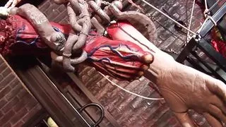 Blonde girls sucking the same cock before getting their