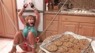 MILF with big tits sucks a cock and gets penetrated while