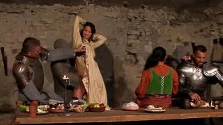 Only the horniest brunette babes love having double