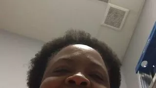 Goddess pees in public bathroom