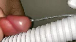 Small Penis Rubbing And Cumming On A Vacuum Cleaner Hose