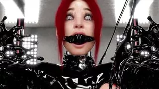 Mommy Bounded by Liquid Latex Hardcore 3D BDSM Animation