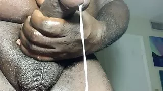 Black Guy Jerking Off, While Cumming & Moaning, Dirty Talking (Shooting A Load & Busting A Nut)