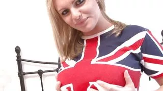 Charley girl celebrates british national day with her own way