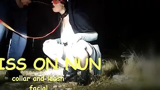 Human toilet NUN is a CUM slut