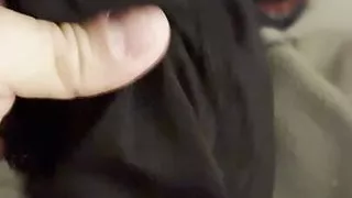 Cumming in teachers satin panties