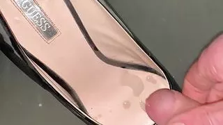 jerk off high heels and cum