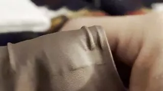 Cum in teachers satin silky panties