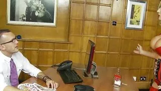 This milf loves putting on her latex outfit and high heels