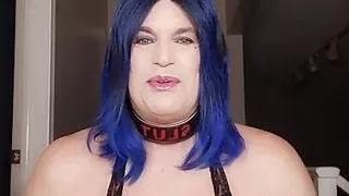 Body stocking and red boots