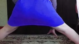 Hausgemachte Blondine Minirock Heiße Tänzerin Beutemodell Großer Hintern Crossdresser Großer Arsch Shemale Geiler Femboy Hausfrau Teen