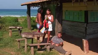 Famous threesome at farm