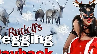 Rudolph Pegs Santa Pegging Payback Miss Raven Training Zero Huge Strapon Strap On Femdom FLR Male Slave BDSM Bondage