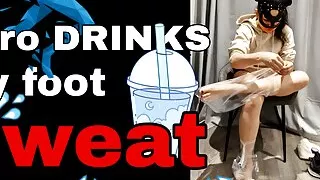 My Slave Drinks My Foot Sweat After a Long Workout Femdom Training Zero Miss Raven FLR Humiliation Fetish Licking Ass