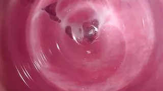 Camera deep inside Mia's teen pussy