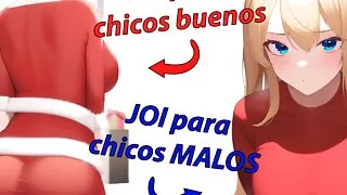 Spanish JOI with MAMA CLAUS. Has sido bueno?