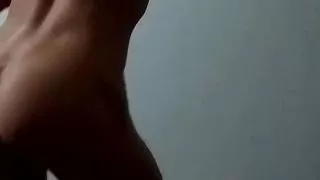 Naked showing his hole