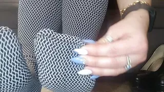 A beautiful woman relaxes - her husband is not at home (7)