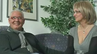 A sexy double penetrated slut in a merciless threesome