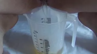 emptied 300ml fresh piss - dirty talk