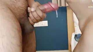 Big Boobs Aakriti bhabi give a sensational blowjob to her Dever and ate all the cum