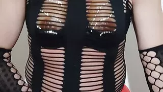 Crossdresser AlexSandra fucks with a dildo