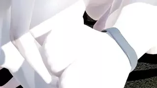 Hentai Uncensored 3D - threesome 2 futanari and a girl