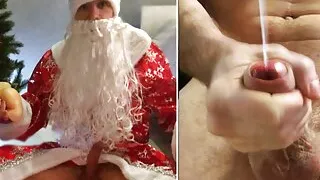 Santa Claus WOKE up after CHRISTMAS and Fucked your Gift! Cum on your face!