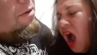 Cuckold Husband Supports bbw Hotwife While She Gets anal Fucked