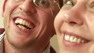 Two buddy fuck mature fatty from both sides