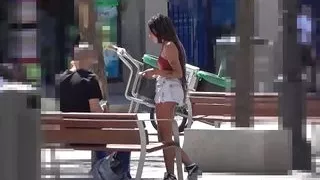 Shy girl must seduce random guys in the street t become a QUEEN OF PORN!