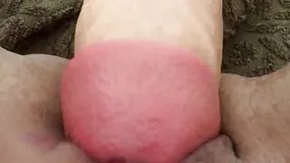 rubbing dildo in pussy