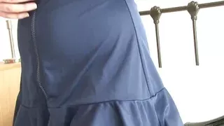 Saucy girl is eager to throw her clothes away and pose naked for you