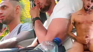 Amateursex, Bar, Großer Schwanz, Sperma, Schwuler Sex, Handarbeit