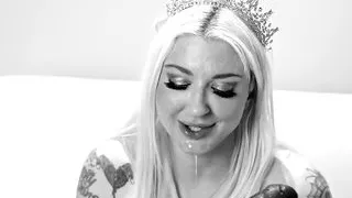 PORNSTARPLATINUM Busty Leya Falcon Pussy Plays With Dildo