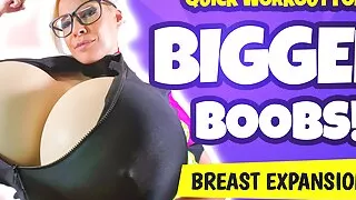 Quick workout for bigger boobs! Breast Expansion